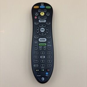 AT&T U-Verse Remote Control S30-S1B TV Programmable IR Universal Blue Back Light